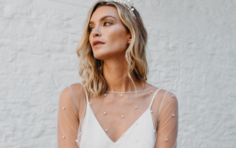 Bride in dress