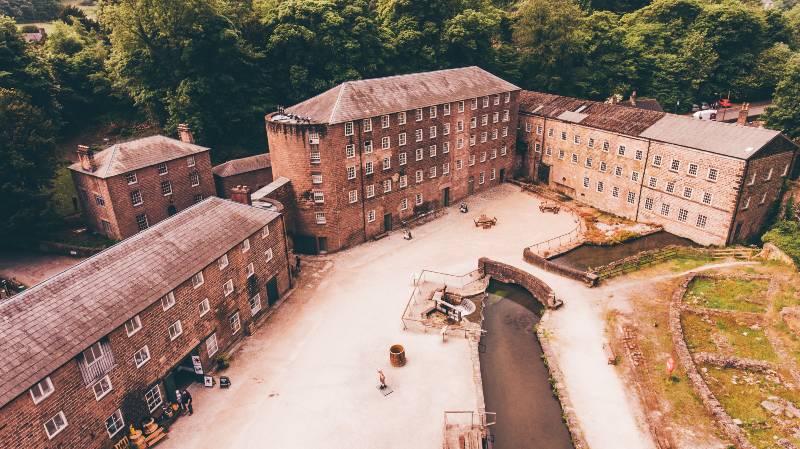 Mill buildings at Cromford 