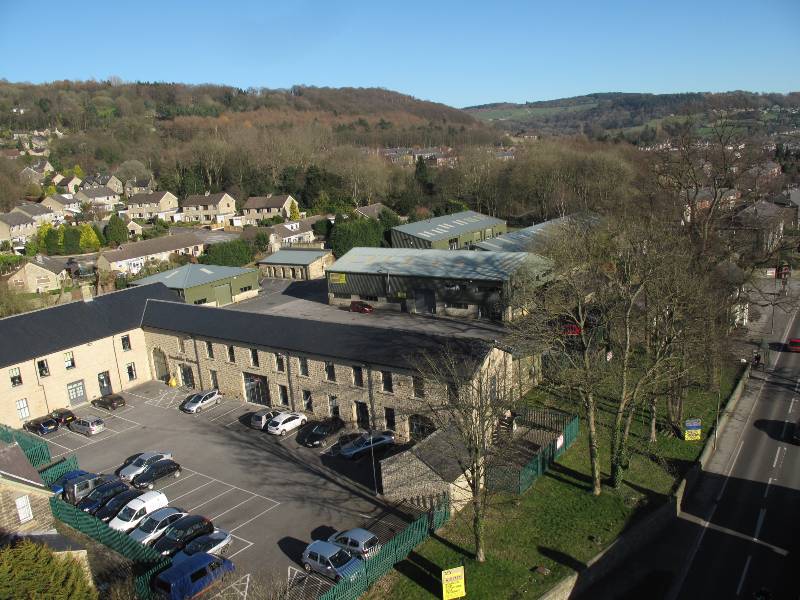 Aerial view of Molyneux business park 