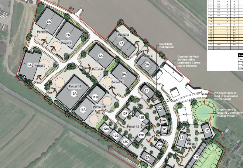 Plan of Ashbourne business Park