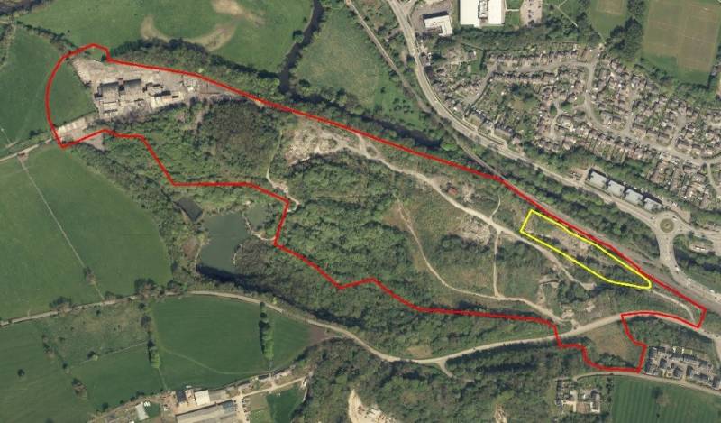 Plan of Cawdor Quarry site