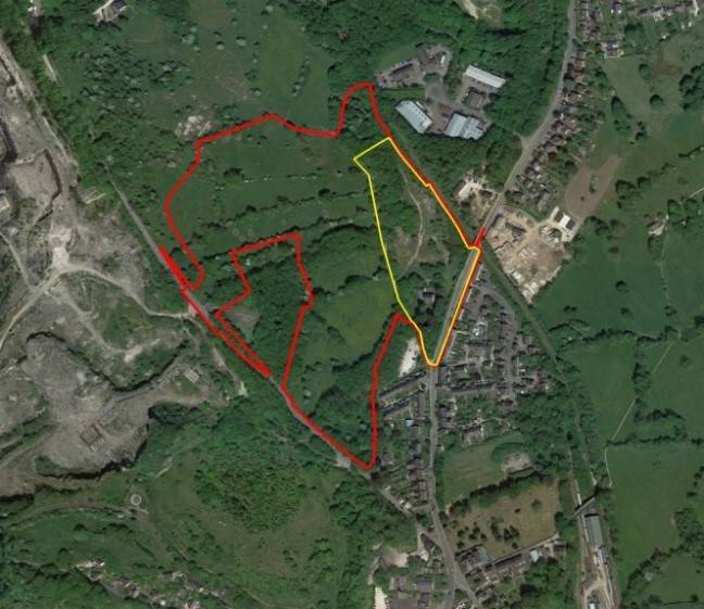 Plan of Cromford Road / Middleton Road site